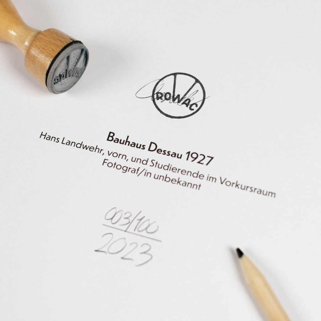 Rowac X Bauhaus Kunstdruck